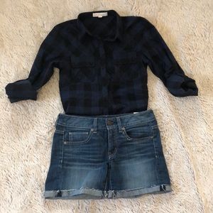 Blue & Black Flannel